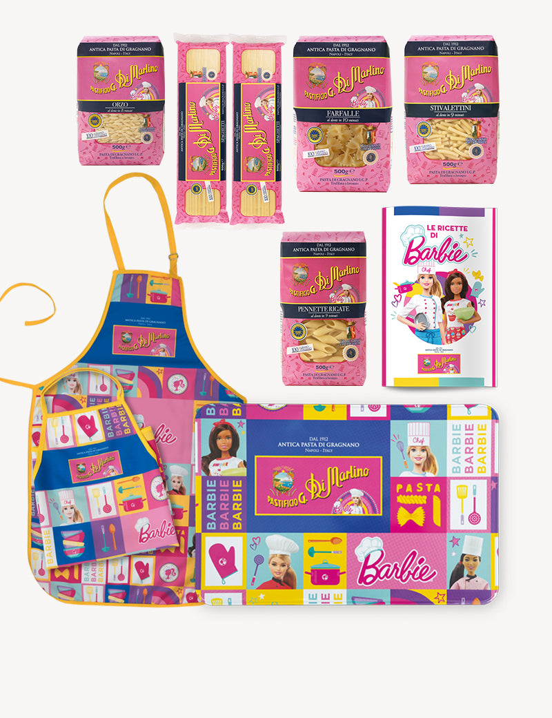 Barbie tin box with aprons