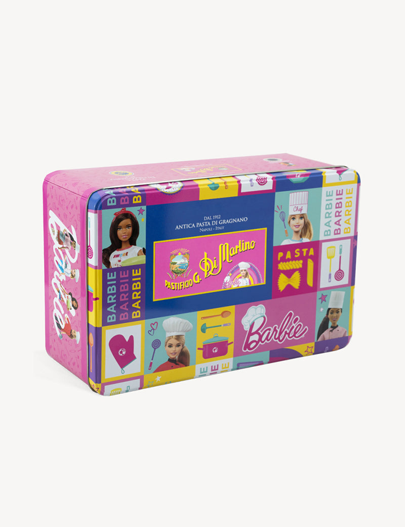 Barbie tin box with aprons